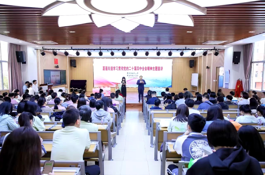 活动现场。嘉莲街道供图